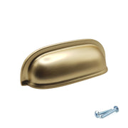M4TEC Cup Handle Brushed Brass Doors or Cupboards VG5 Series - Hardware > Hardware Accessories > Cabinet Hardware > Cabinet Knobs & Handles Cabinet Knobs & Handles