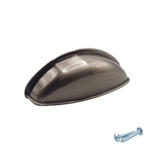 M4TEC Cup Handle Brushed Nickel Doors or Cupboards VG3 Series - Hardware > Hardware Accessories > Cabinet Hardware > Cabinet Knobs & Handles Cabinet Knobs & Handles