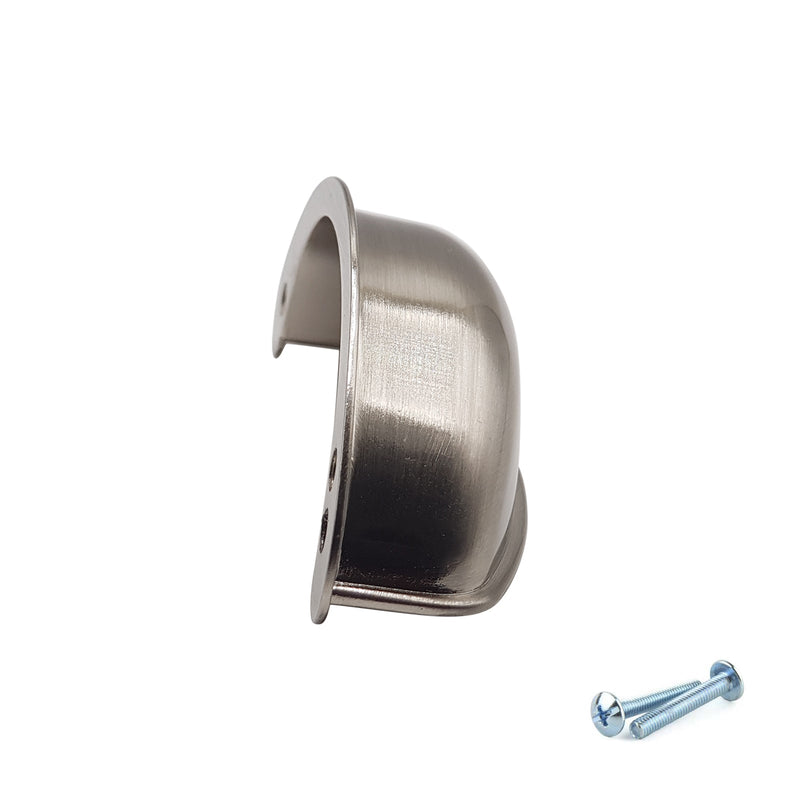 M4TEC Cup Handle Brushed Nickel Doors or Cupboards VG3 Series - Hardware > Hardware Accessories > Cabinet Hardware > Cabinet Knobs & Handles Cabinet Knobs & Handles