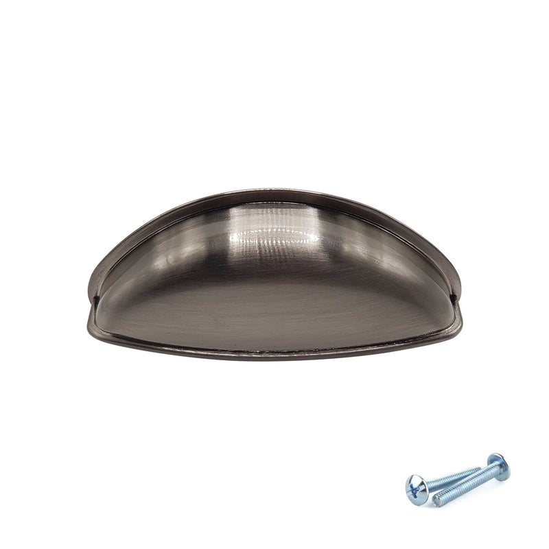 M4TEC Cup Handle Brushed Nickel Doors or Cupboards VG3 Series - Hardware > Hardware Accessories > Cabinet Hardware > Cabinet Knobs & Handles Cabinet Knobs & Handles