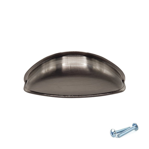 M4TEC Cup Handle Brushed Nickel Doors or Cupboards VG3 Series - Hardware > Hardware Accessories > Cabinet Hardware > Cabinet Knobs & Handles Cabinet Knobs & Handles