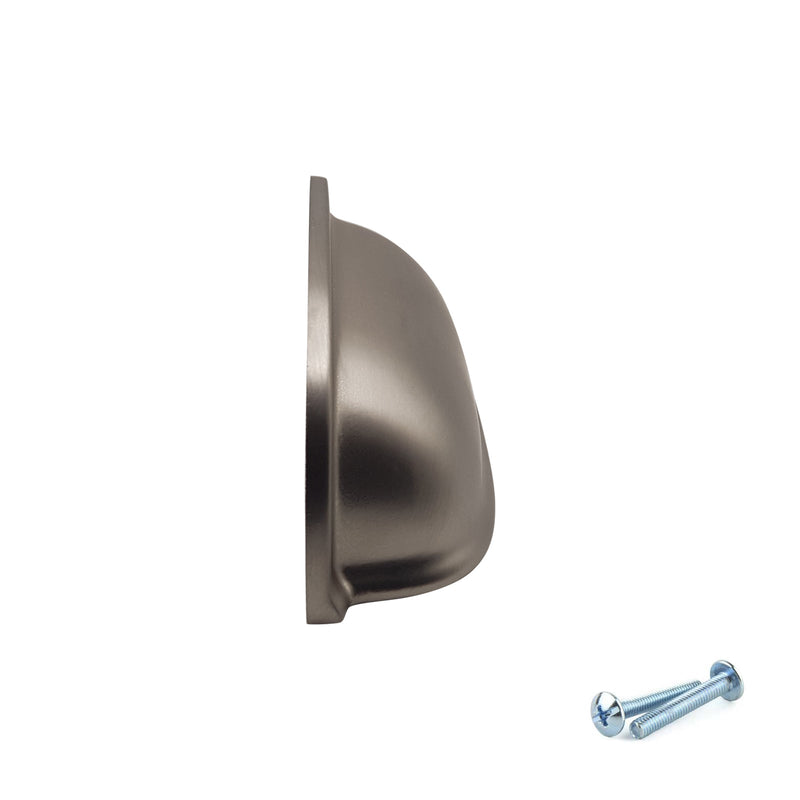 M4TEC Cup Handle Brushed Nickel Doors or Cupboards VG5 Series - Hardware > Hardware Accessories > Cabinet Hardware > Cabinet Knobs & Handles Cabinet Knobs & Handles