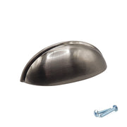 M4TEC Cup Handle Brushed Nickel Doors or Cupboards VG6 Series - Hardware > Hardware Accessories > Cabinet Hardware > Cabinet Knobs & Handles Cabinet Knobs & Handles