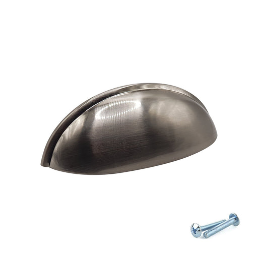 M4TEC Cup Handle Brushed Nickel Doors or Cupboards VG6 Series - Hardware > Hardware Accessories > Cabinet Hardware > Cabinet Knobs & Handles Cabinet Knobs & Handles