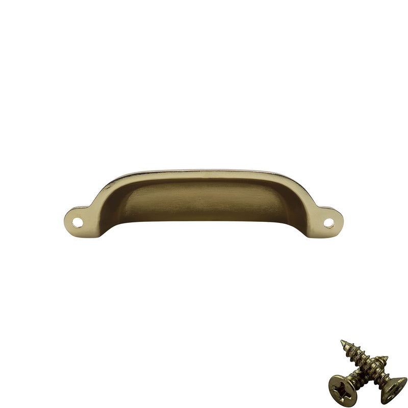 M4TEC Cup Handle Karat Gold Doors or Cupboards VG4 Series - Hardware > Hardware Accessories > Cabinet Hardware > Cabinet Knobs & Handles Cabinet Knobs & Handles