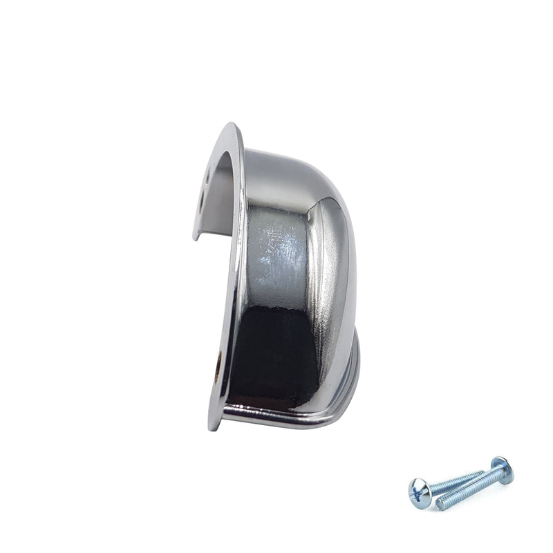 M4TEC Cup Handle Polished Chrome Doors or Cupboards VG3 Series - Hardware > Hardware Accessories > Cabinet Hardware > Cabinet Knobs & Handles Cabinet Knobs & Handles