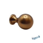 M4TEC Knob Handle Aged Brass Doors or Cupboards VG9 Series - Hardware > Hardware Accessories > Cabinet Hardware > Cabinet Knobs & Handles Cabinet Knobs & Handles