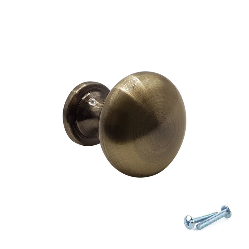 M4TEC Knob Handle Antique Brass Doors or Cupboards VH4 Series 29mm - Hardware > Hardware Accessories > Cabinet Hardware > Cabinet Knobs & Handles Cabinet Knobs & Handles