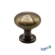 M4TEC Knob Handle Antique Brass Doors or Cupboards VH4 Series 29mm - Hardware > Hardware Accessories > Cabinet Hardware > Cabinet Knobs & Handles Cabinet Knobs & Handles