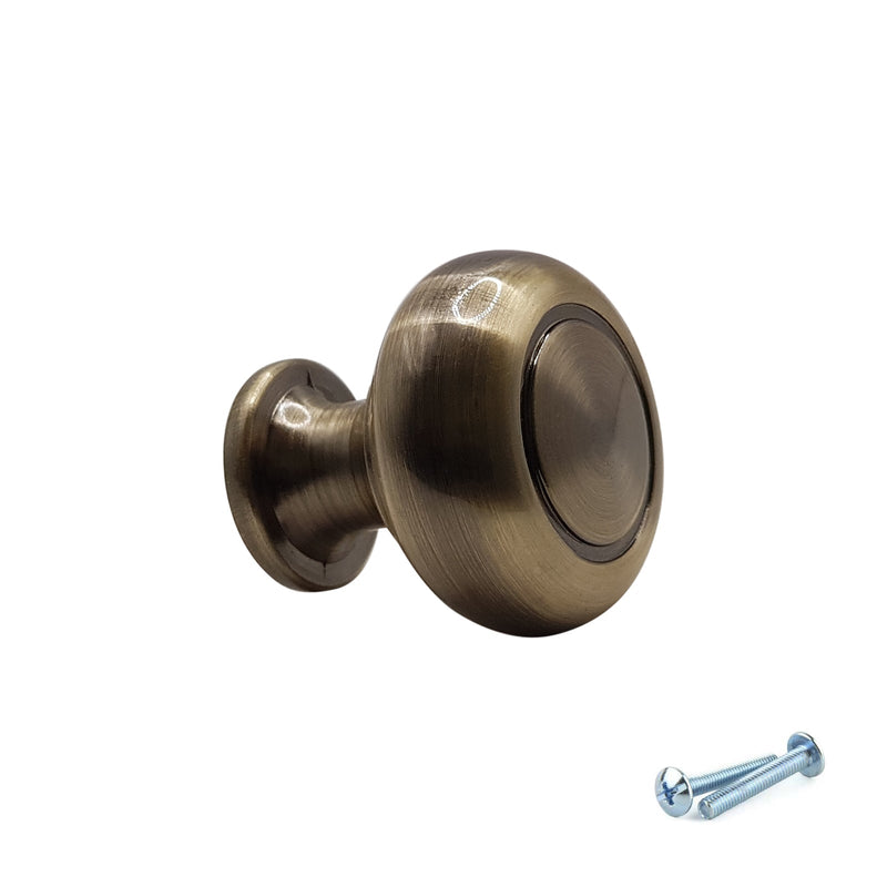 M4TEC Knob Handle Antique Brass Doors or Cupboards VH5 Series - Hardware > Hardware Accessories > Cabinet Hardware > Cabinet Knobs & Handles Cabinet Knobs & Handles