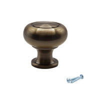 M4TEC Knob Handle Antique Brass Doors or Cupboards VH5 Series - Hardware > Hardware Accessories > Cabinet Hardware > Cabinet Knobs & Handles Cabinet Knobs & Handles