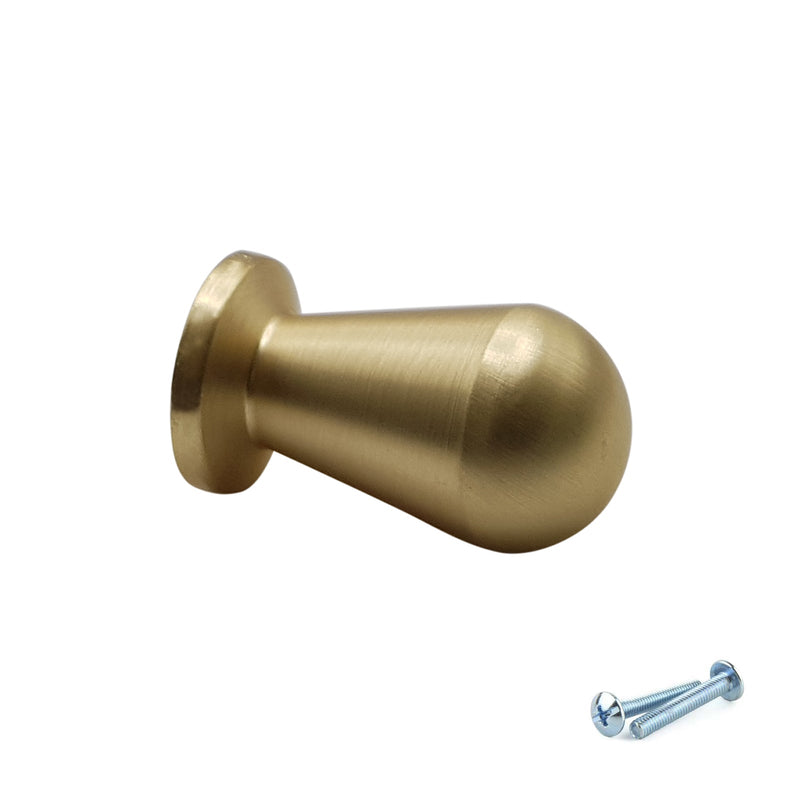 M4TEC Knob Handle Brushed Brass Door, Drawer & Cupboard VF3 - Hardware > Hardware Accessories > Cabinet Hardware > Cabinet Knobs & Handles Cabinet Knobs & Handles