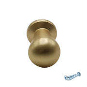 M4TEC Knob Handle Brushed Brass Door, Drawer & Cupboard VF3 - Hardware > Hardware Accessories > Cabinet Hardware > Cabinet Knobs & Handles Cabinet Knobs & Handles