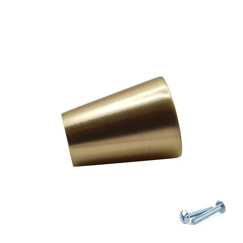 M4TEC Knob Handle Brushed Brass Door, Drawer & Cupboard VF5 Series - Hardware > Hardware Accessories > Cabinet Hardware > Cabinet Knobs & Handles Cabinet Knobs & Handles