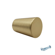 M4TEC Knob Handle Brushed Brass Door, Drawer & Cupboard VF5 Series - Hardware > Hardware Accessories > Cabinet Hardware > Cabinet Knobs & Handles Cabinet Knobs & Handles