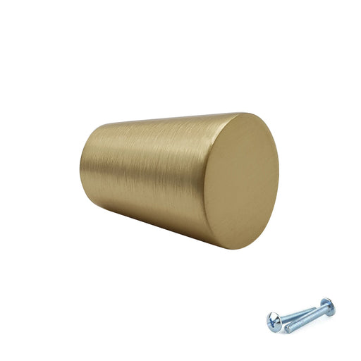 M4TEC Knob Handle Brushed Brass Door, Drawer & Cupboard VF5 Series - Hardware > Hardware Accessories > Cabinet Hardware > Cabinet Knobs & Handles Cabinet Knobs & Handles