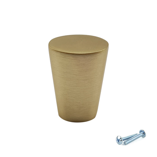 M4TEC Knob Handle Brushed Brass Door, Drawer & Cupboard VF5 Series - Hardware > Hardware Accessories > Cabinet Hardware > Cabinet Knobs & Handles Cabinet Knobs & Handles