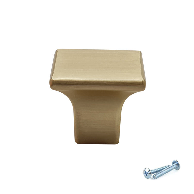 M4TEC Knob Handle Brushed Brass Door, Drawer & Cupboard VF6 Series - Hardware > Hardware Accessories > Cabinet Hardware > Cabinet Knobs & Handles Cabinet Knobs & Handles