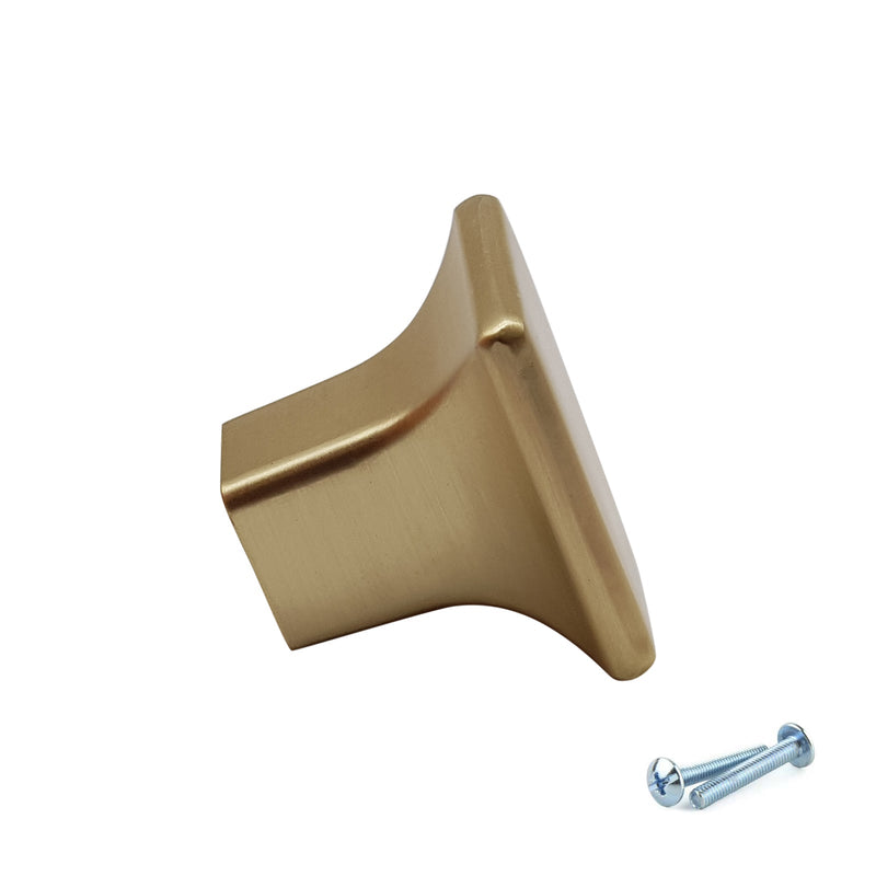 M4TEC Knob Handle Brushed Brass Door, Drawer & Cupboard VF6 Series - Hardware > Hardware Accessories > Cabinet Hardware > Cabinet Knobs & Handles Cabinet Knobs & Handles