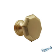 M4TEC Knob Handle Brushed Brass Door, Drawer & Cupboard VF7 Series - Hardware > Hardware Accessories > Cabinet Hardware > Cabinet Knobs & Handles Cabinet Knobs & Handles