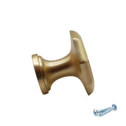 M4TEC Knob Handle Brushed Brass Door, Drawer & Cupboard VF7 Series - Hardware > Hardware Accessories > Cabinet Hardware > Cabinet Knobs & Handles Cabinet Knobs & Handles
