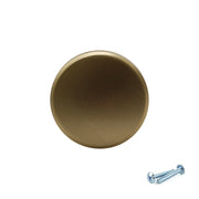 M4TEC Knob Handle Brushed Brass Door, Drawer & Cupboard VF8 Series - Hardware > Hardware Accessories > Cabinet Hardware > Cabinet Knobs & Handles Cabinet Knobs & Handles