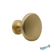 M4TEC Knob Handle Brushed Brass Door, Drawer & Cupboard VF8 Series - Hardware > Hardware Accessories > Cabinet Hardware > Cabinet Knobs & Handles Cabinet Knobs & Handles