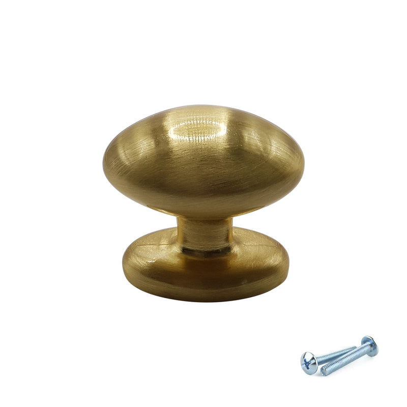 M4TEC Knob Handle Brushed Brass Door, Drawer & Cupboard VF9 Series - Hardware > Hardware Accessories > Cabinet Hardware > Cabinet Knobs & Handles Cabinet Knobs & Handles