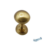 M4TEC Knob Handle Brushed Brass Door, Drawer & Cupboard VF9 Series - Hardware > Hardware Accessories > Cabinet Hardware > Cabinet Knobs & Handles Cabinet Knobs & Handles