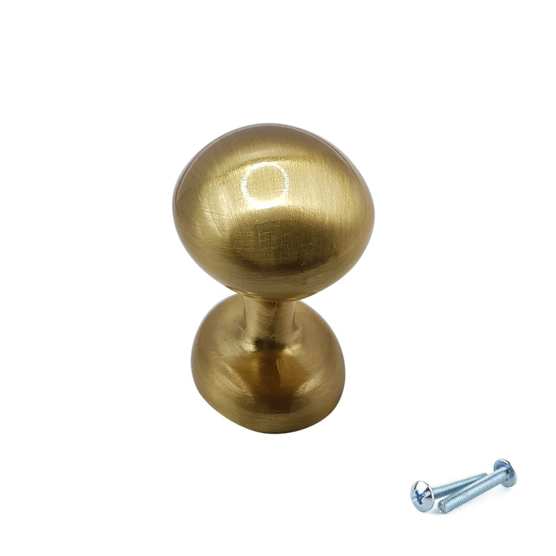 M4TEC Knob Handle Brushed Brass Door, Drawer & Cupboard VF9 Series - Hardware > Hardware Accessories > Cabinet Hardware > Cabinet Knobs & Handles Cabinet Knobs & Handles