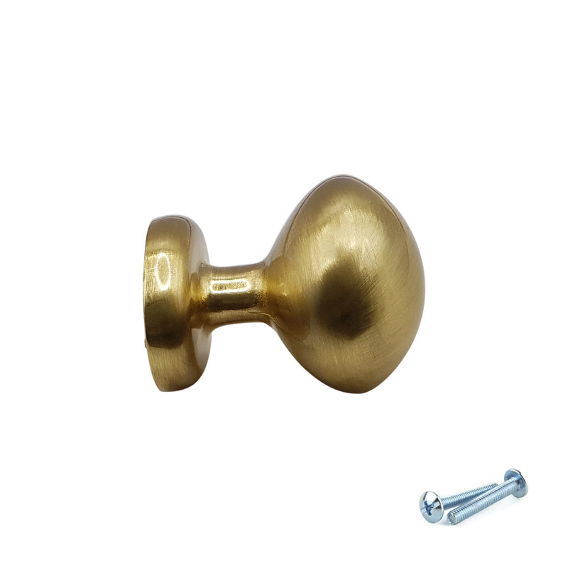 M4TEC Knob Handle Brushed Brass Door, Drawer & Cupboard VF9 Series - Hardware > Hardware Accessories > Cabinet Hardware > Cabinet Knobs & Handles Cabinet Knobs & Handles