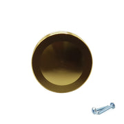 M4TEC Knob Handle Brushed Brass Doors or Cupboards VG7 Series 30mm 10 pack - Hardware > Hardware Accessories > Cabinet Hardware > Cabinet Knobs & Handles Cabinet Knobs & Handles