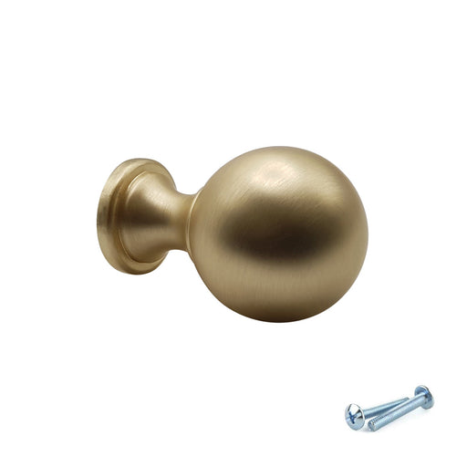 M4TEC Knob Handle Brushed Brass Doors or Cupboards VG9 Series - Hardware > Hardware Accessories > Cabinet Hardware > Cabinet Knobs & Handles Cabinet Knobs & Handles
