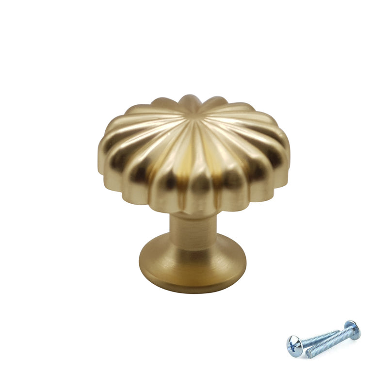 M4TEC Knob Handle Brushed Brass Doors or Cupboards VH3 Series - Hardware > Hardware Accessories > Cabinet Hardware > Cabinet Knobs & Handles Cabinet Knobs & Handles