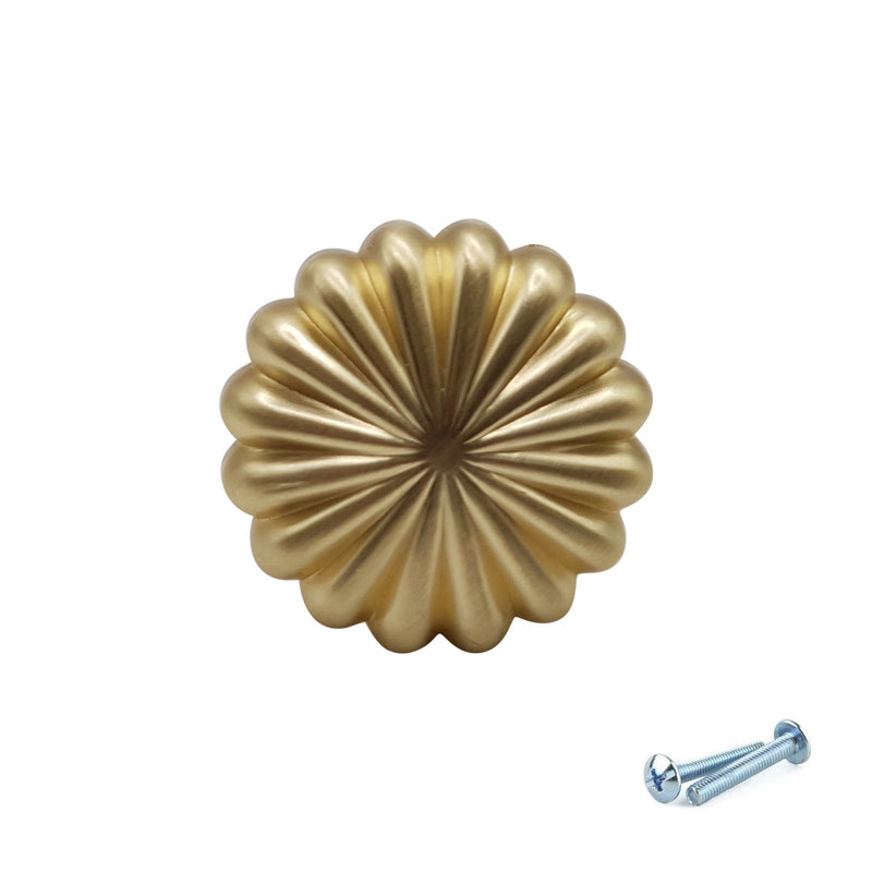 M4TEC Knob Handle Brushed Brass Doors or Cupboards VH3 Series - Hardware > Hardware Accessories > Cabinet Hardware > Cabinet Knobs & Handles Cabinet Knobs & Handles