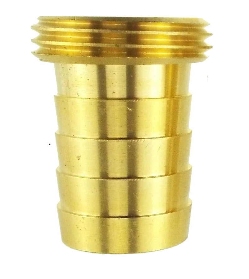 Brass Adaptor 1" BSPM - 25mm - Hardware > Plumbing > Plumbing Fittings & Supports > Pipe Connectors Tech Hose & Fittings
