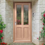 Malton Hardwood M&T 2 Double Glazed Clear Light Panels External Doors - 1981mm x 762mm -