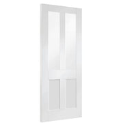 Malton Shaker Internal White Primed Door with Clear Glass -