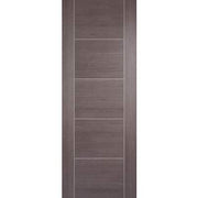 Vancouver Medium Grey Laminated 5 Panel Interior Door - All Sizes - Doors