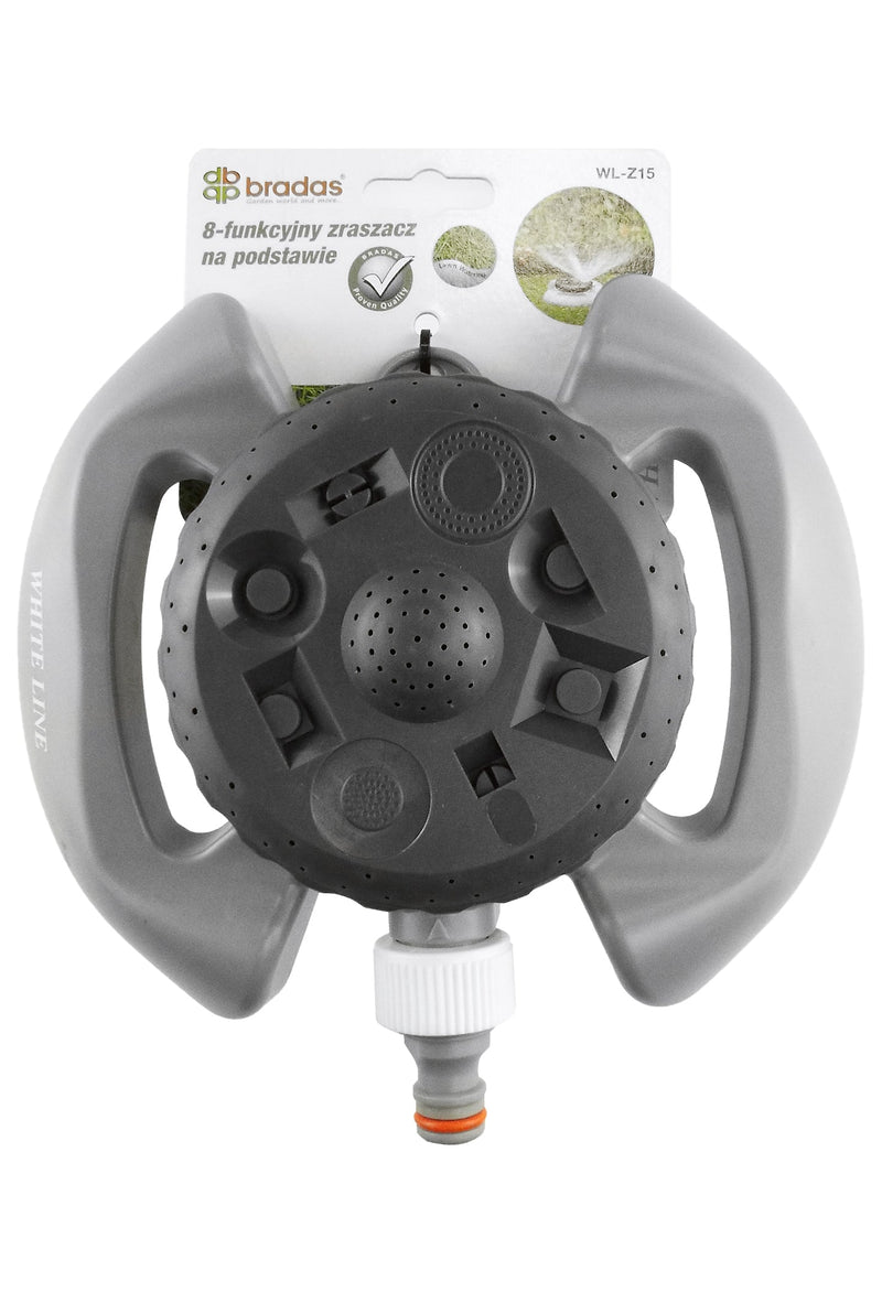 8-Pattern Static Lawn Sprinkler White Line - Home & Garden > Lawn & Garden > Watering & Irrigation > Sprinklers & Sprinkler Heads > Sprinklers Garden watering