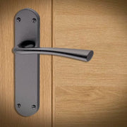 Neva MSB Lever / Latch Plate Fire Door Handle Pack -