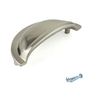 Nickel Drawer Cup Pull Handle M4TEC Gillock F9 - Hardware > Hardware Accessories > Cabinet Hardware > Cabinet Knobs & Handles Cabinet Knobs & Handles