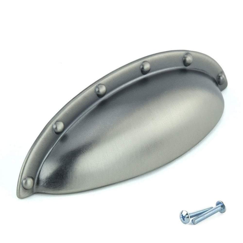 Nickel Drawer Cup Pull Handle M4TEC Talisker U7 - Hardware > Hardware Accessories > Cabinet Hardware > Cabinet Knobs & Handles Cabinet Knobs & Handles