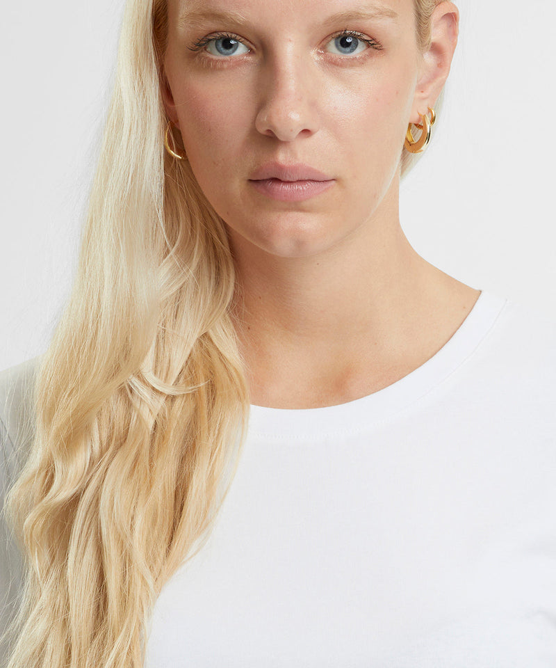 Organic Stretch Cropped T-shirt: Womens