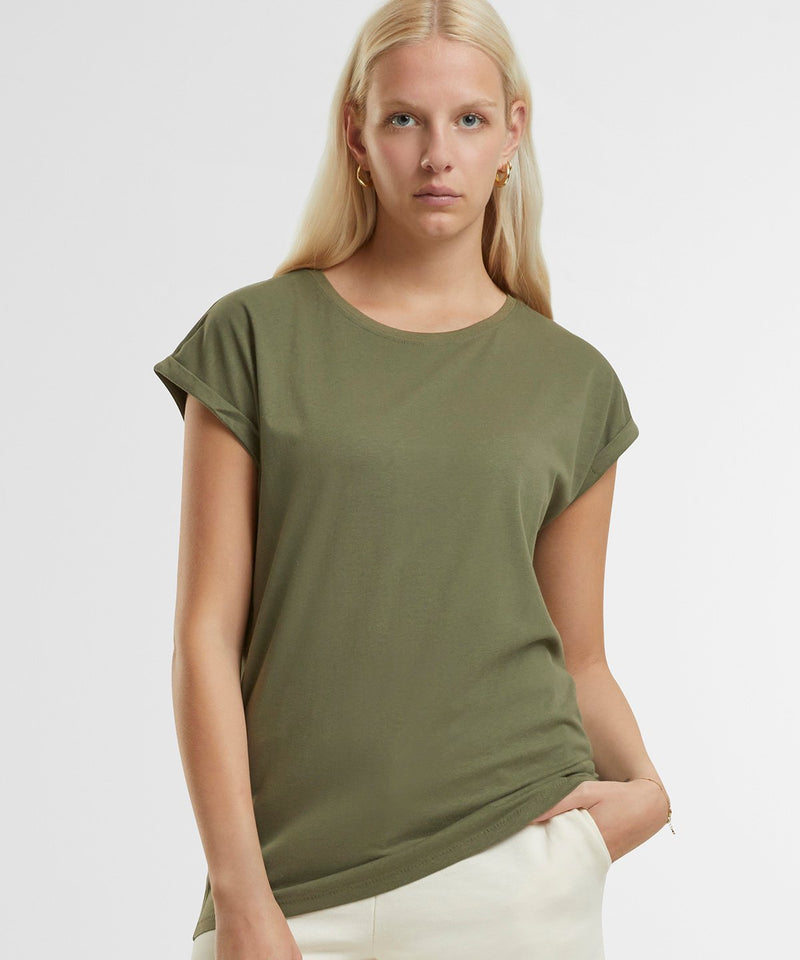 Organic Extended Shoulder T-shirt: Womens