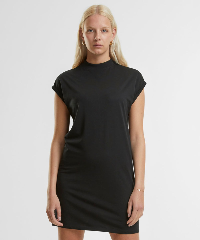 Organic Extended Shoulder T-shirt Dress: Womens