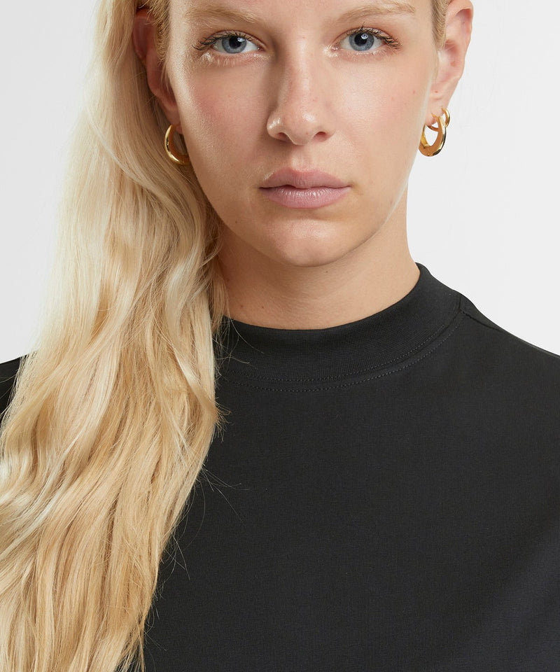 Organic Extended Shoulder T-shirt Dress: Womens