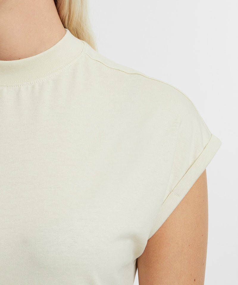 Organic Extended Shoulder T-shirt Dress: Womens