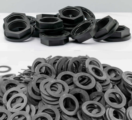 1/2" BSPF Back Nut with Washer - Home & Garden > Lawn & Garden Tech Hose & Fittings