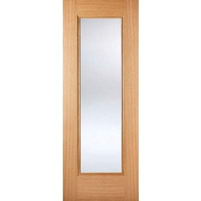 Oak Eindhoven Pre-Finished Glazed Internal Door - 1981mm x 762mm -